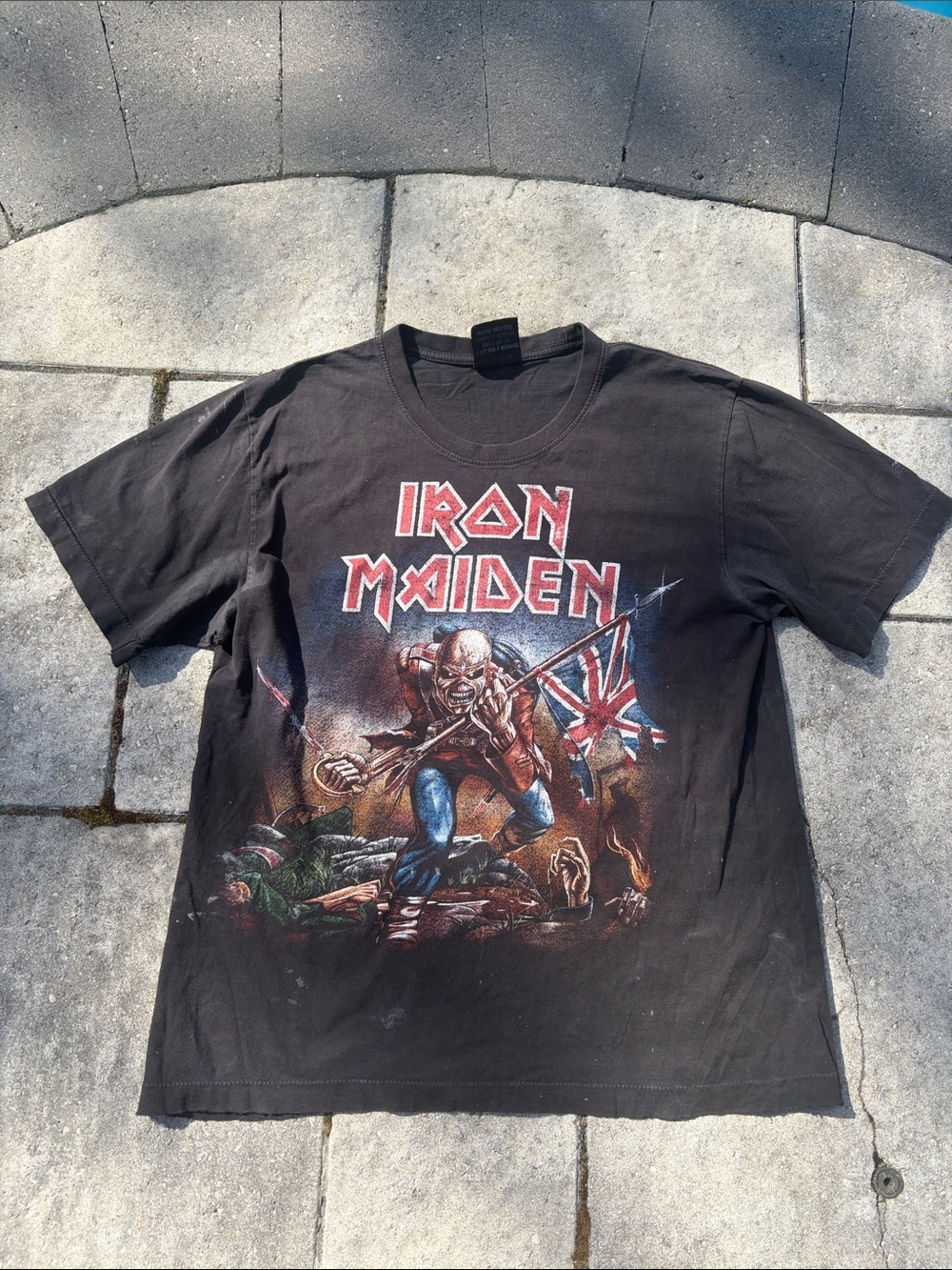 Vintage the Taxx Rock iron maiden single stitch music tee